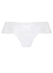Charlotte White Thong