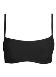 Lita Black Balcony Bikini Top
