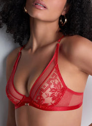 Rules Of Attraction Flame Triangle Plunge Bra