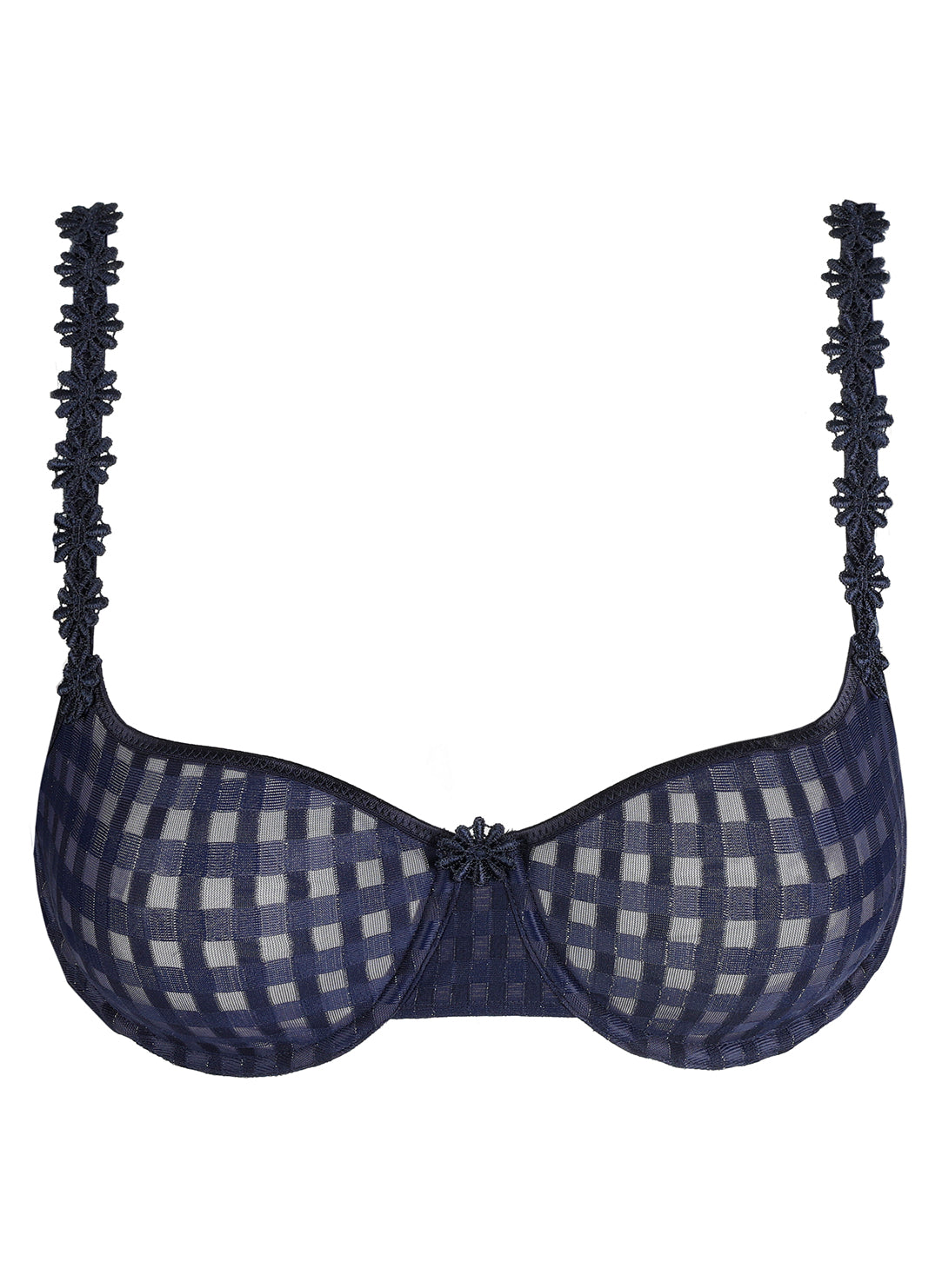 Avero Velvet Blue Non Padded Full Cup Seamless