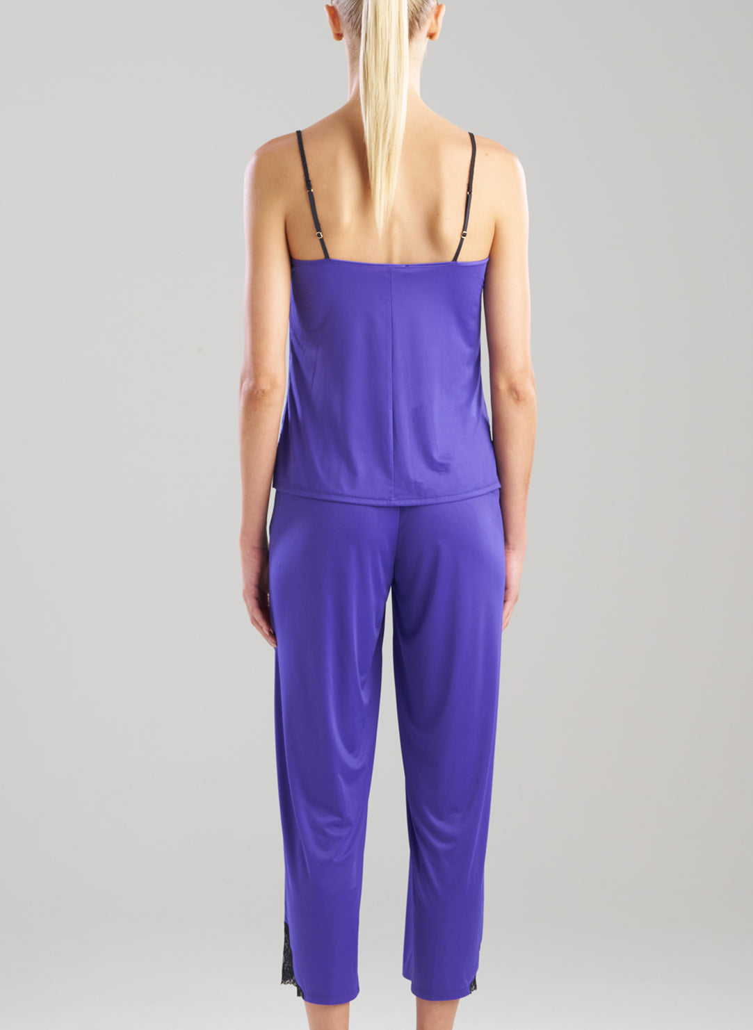 Enchant Blue Velvet Cami Pant Set