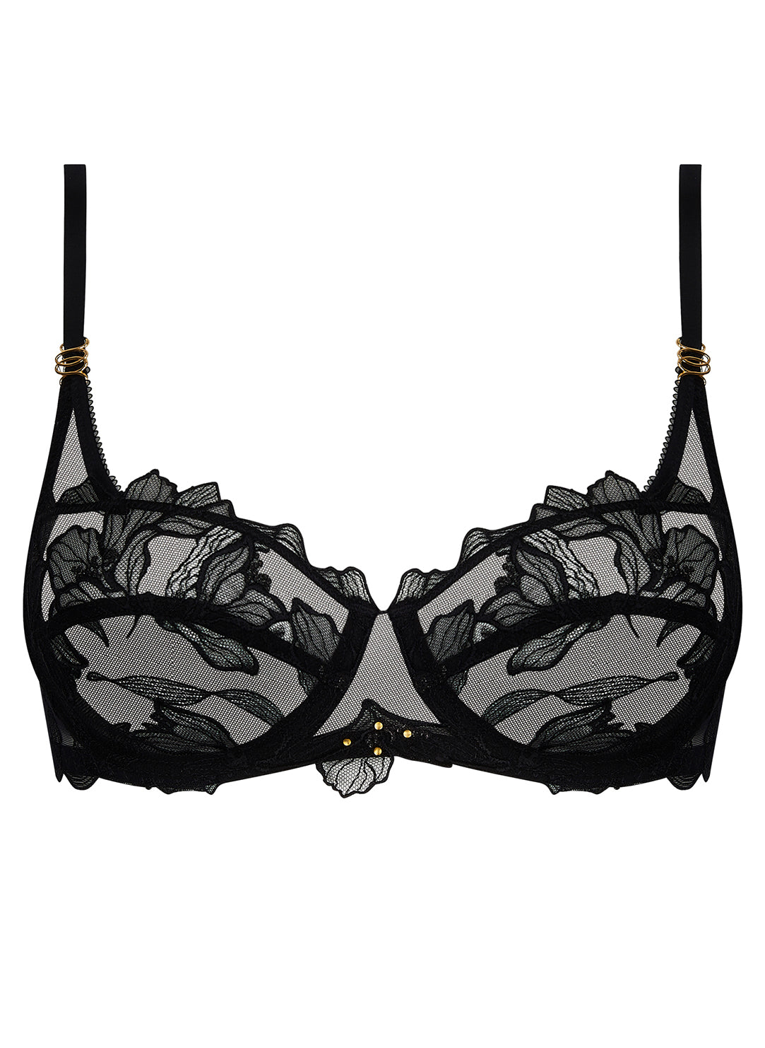 Desir Et Volupte Black Demi Cup Bra