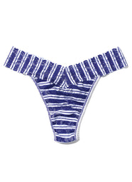 Signature Lace Aligned Printed Original Rise Thong