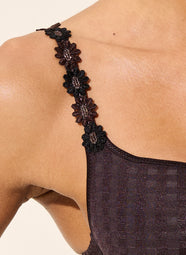 Avero Sweet Chocolate Padded Plunge Bra