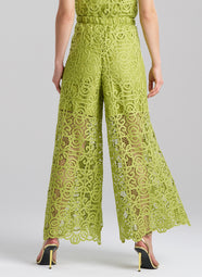 Raffia Lace Pear Palazzo Pants