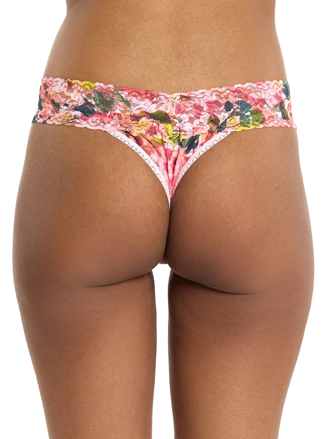 Signature Lace Masterpiece Printed Original Rise Thong