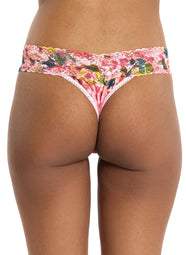Signature Lace Masterpiece Printed Original Rise Thong