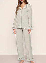 Gisele Printed Geo Mod Pajama Set