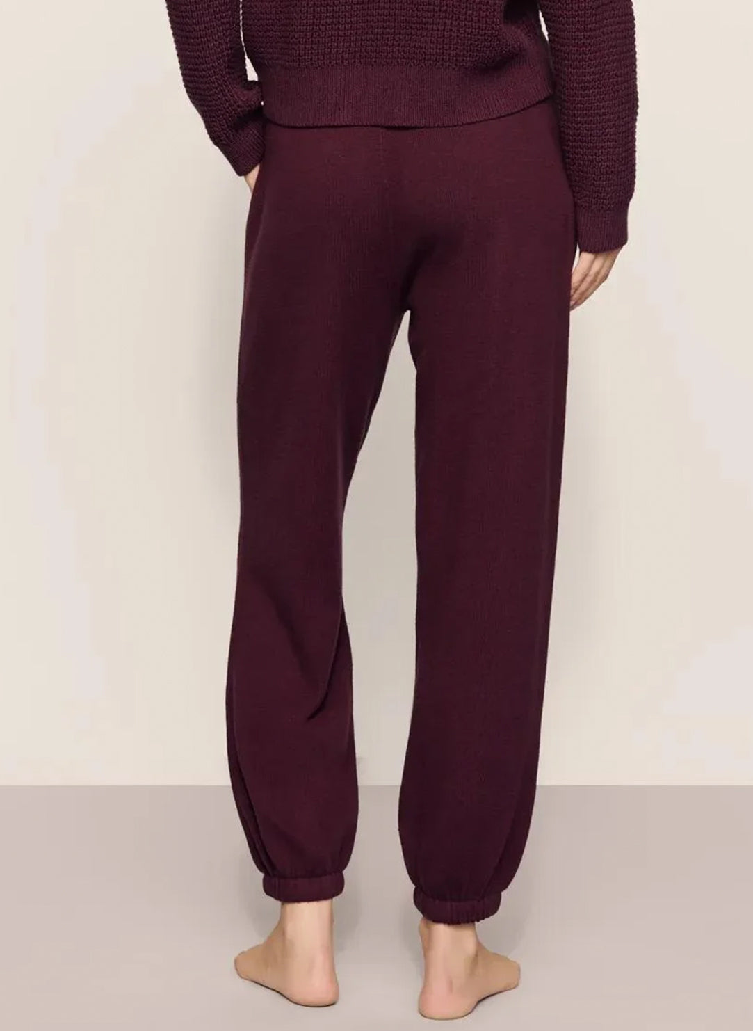 Recycled Sweater Wildberry Slouchy Jogger