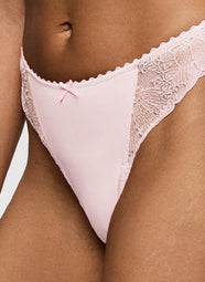 Solene Gardenia Rose Thong