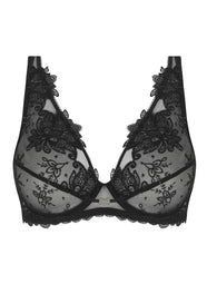 Diva Glamour Black Triangle Bra