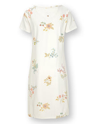Blossom Chique White Daisy Short Sleeve Nightdress