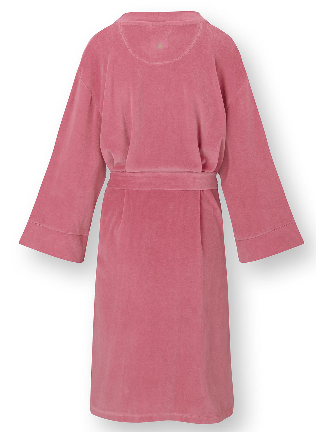 Velvet Pink Naomi Kimono Short Robe