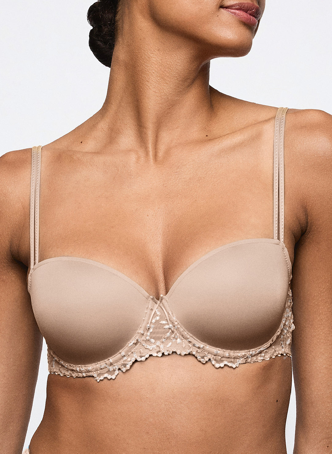 Jane Sand Padded Balcony Bra