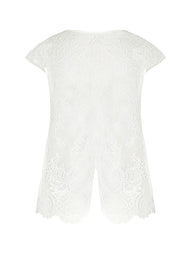 Bellissime Amour Ecru Nacre Top