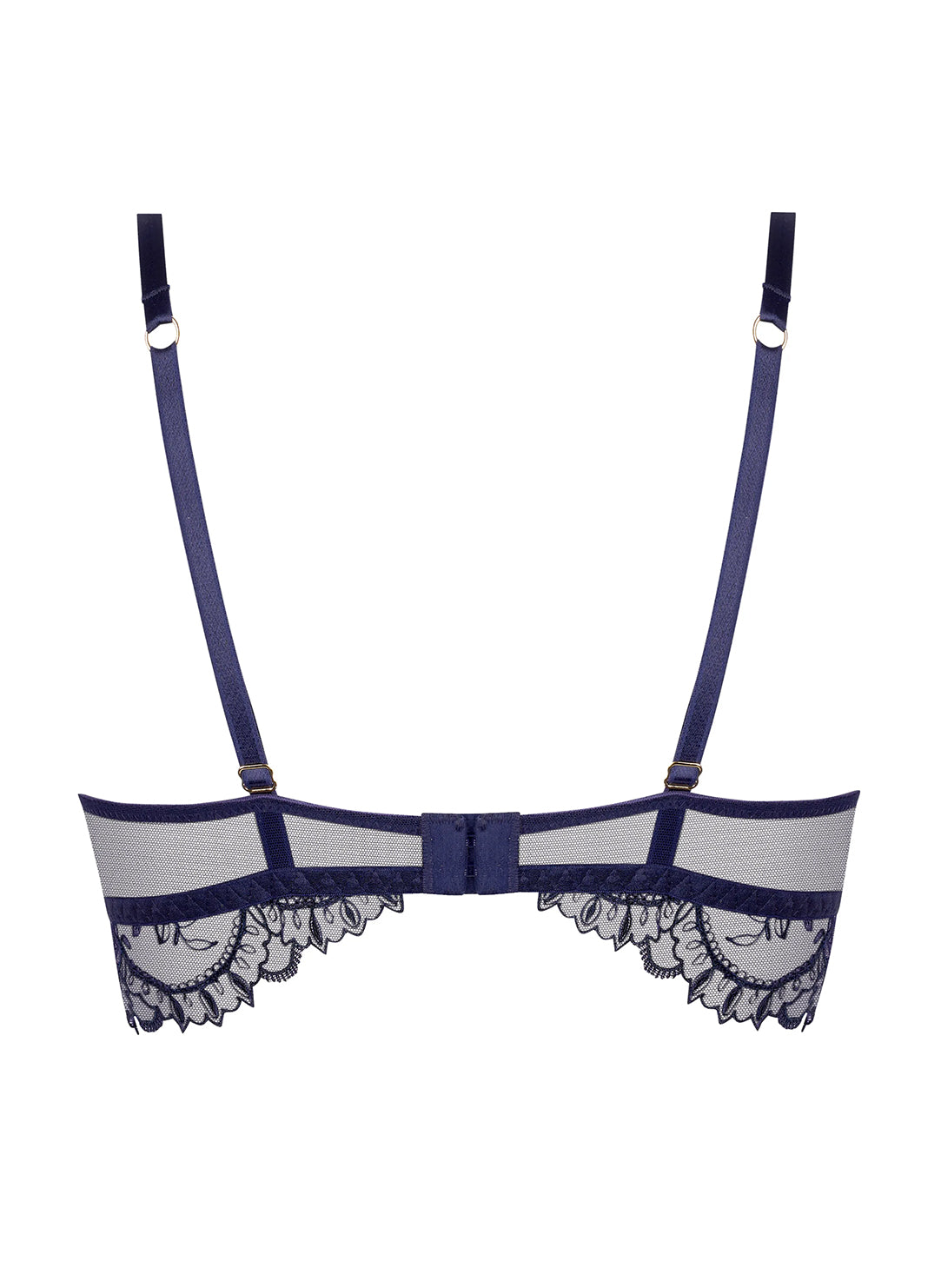 Grand Soir Saphir Marine Enriched Demi Cup Bra