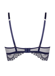 Grand Soir Saphir Marine Enriched Demi Cup Bra
