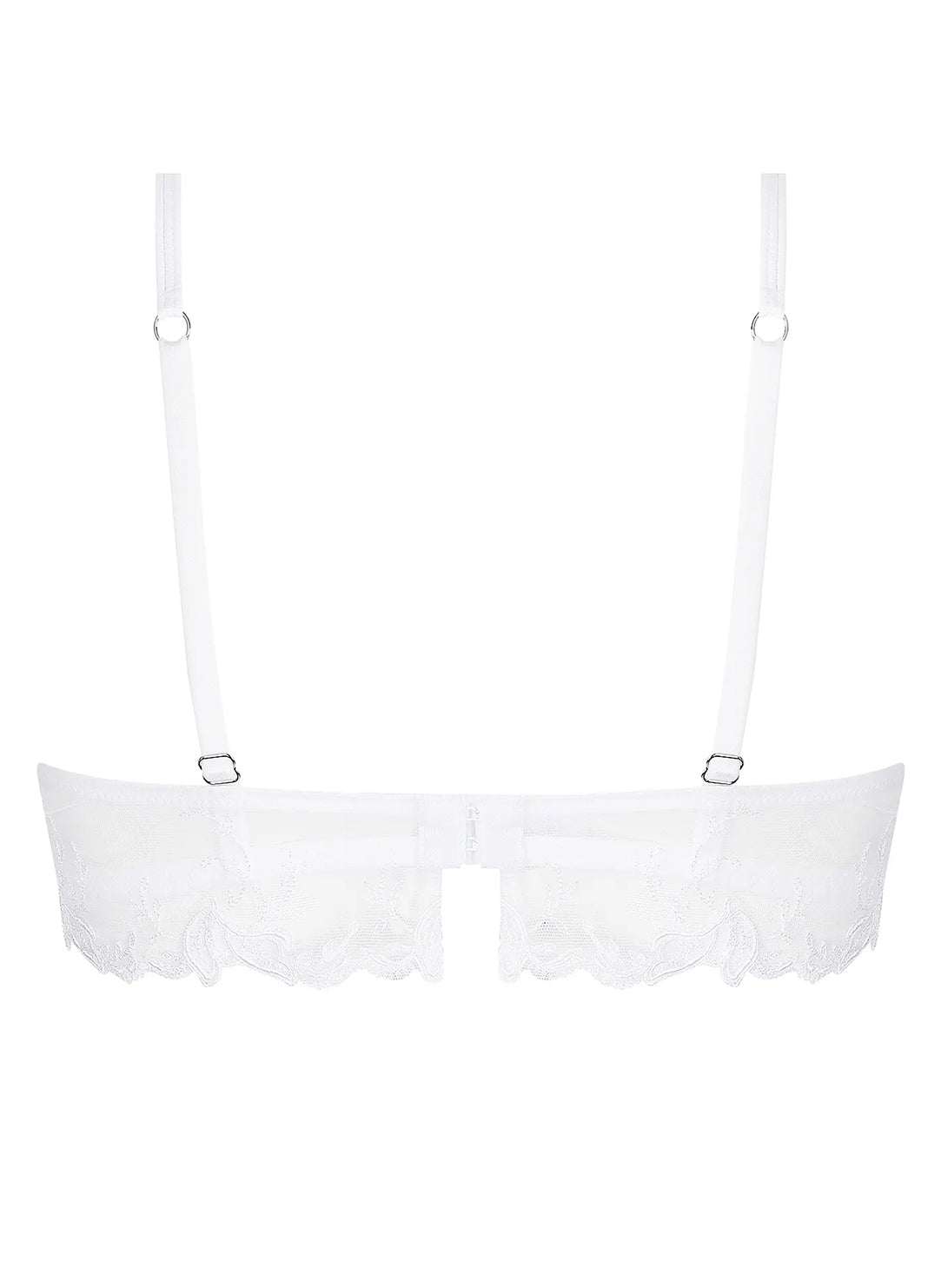 Source Beaute White Demi Cup Bra