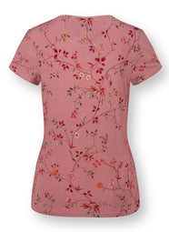 Delhi Dreams Pink Tilly Short Sleeve Top