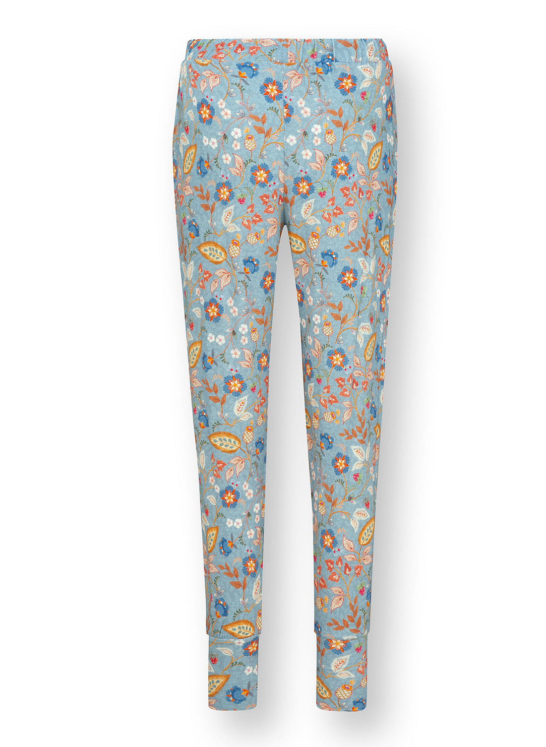 Jameela Blue Bobien Cuffed Pajama Pant
