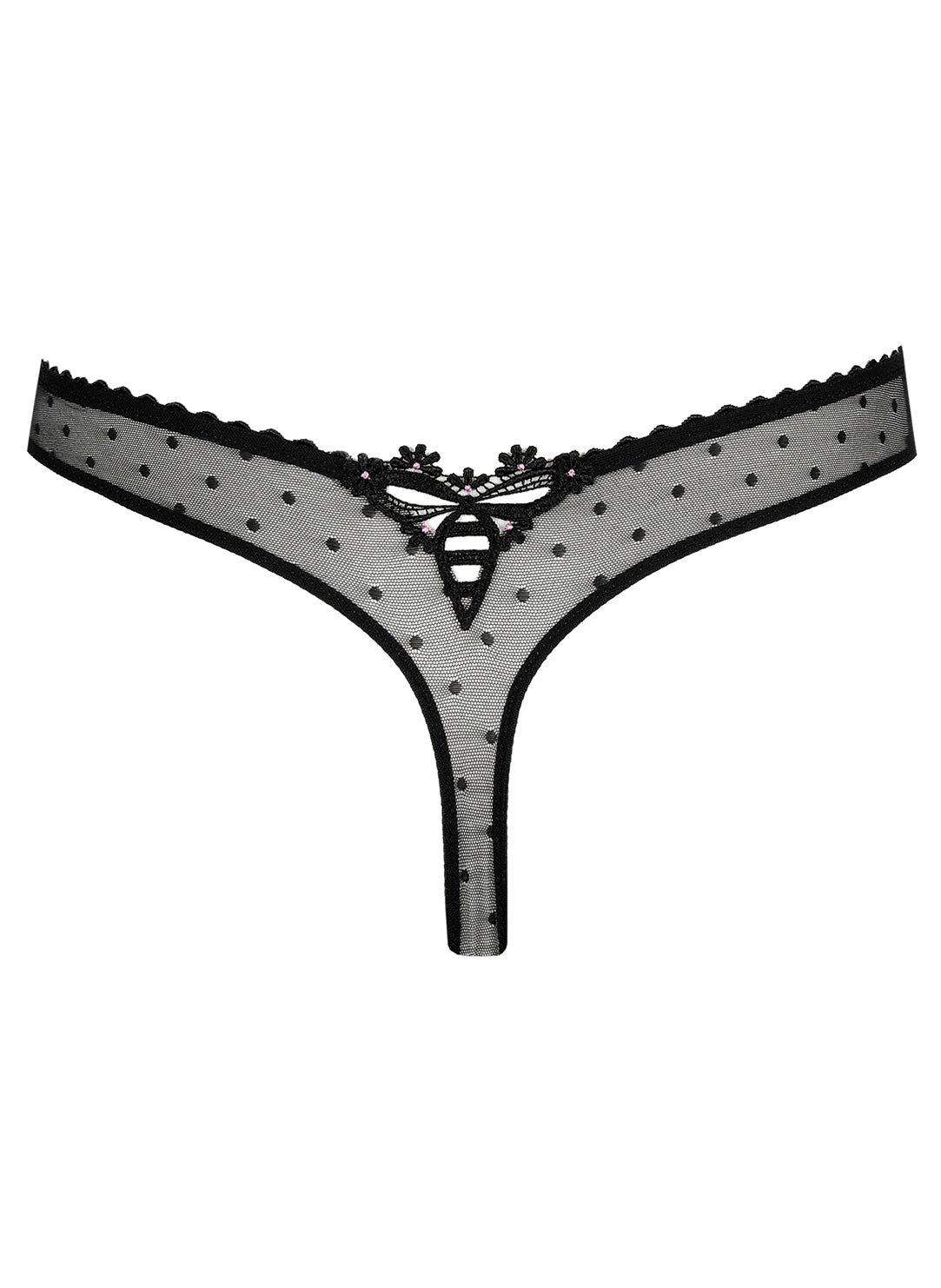 Noova Black Thong