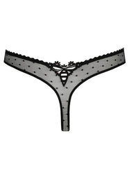 Noova Black Thong