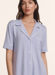 Gisele Lavender Dusk SS Cropped PJ Set