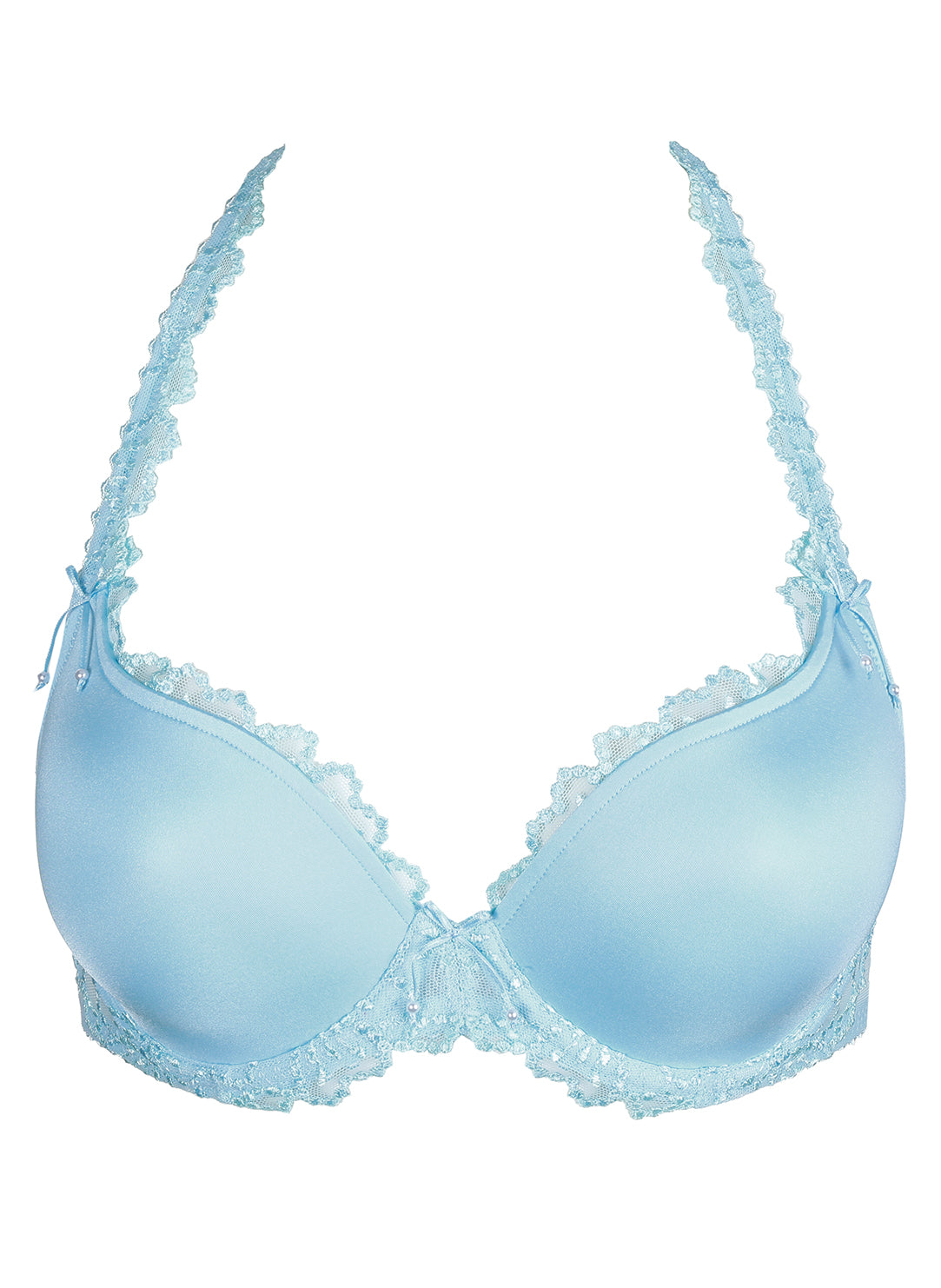 Jane Milky Blue Padded Bra Heartshape