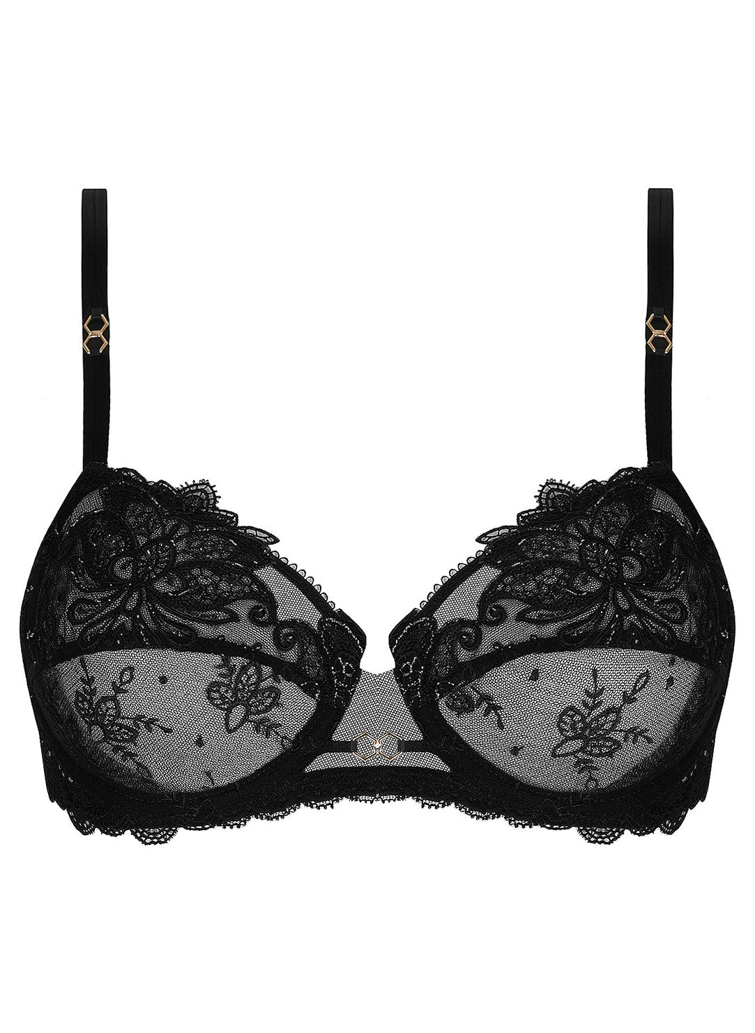 Diva Glamour Black Full Cup Bra