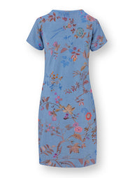 Bodhi Flower Blue Djoy Short Sleeve Night Dress