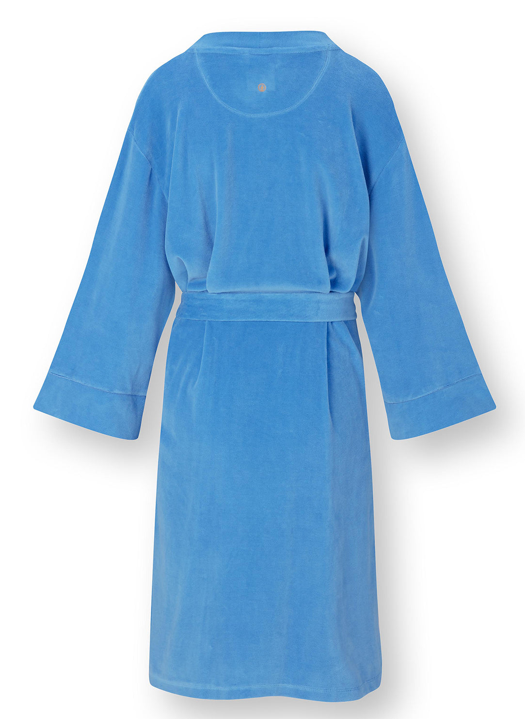 Velvet Blue Naomi Kimono Short Robe
