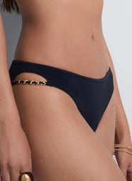 Sparkling Treasure Black Swim Brazilian Brief