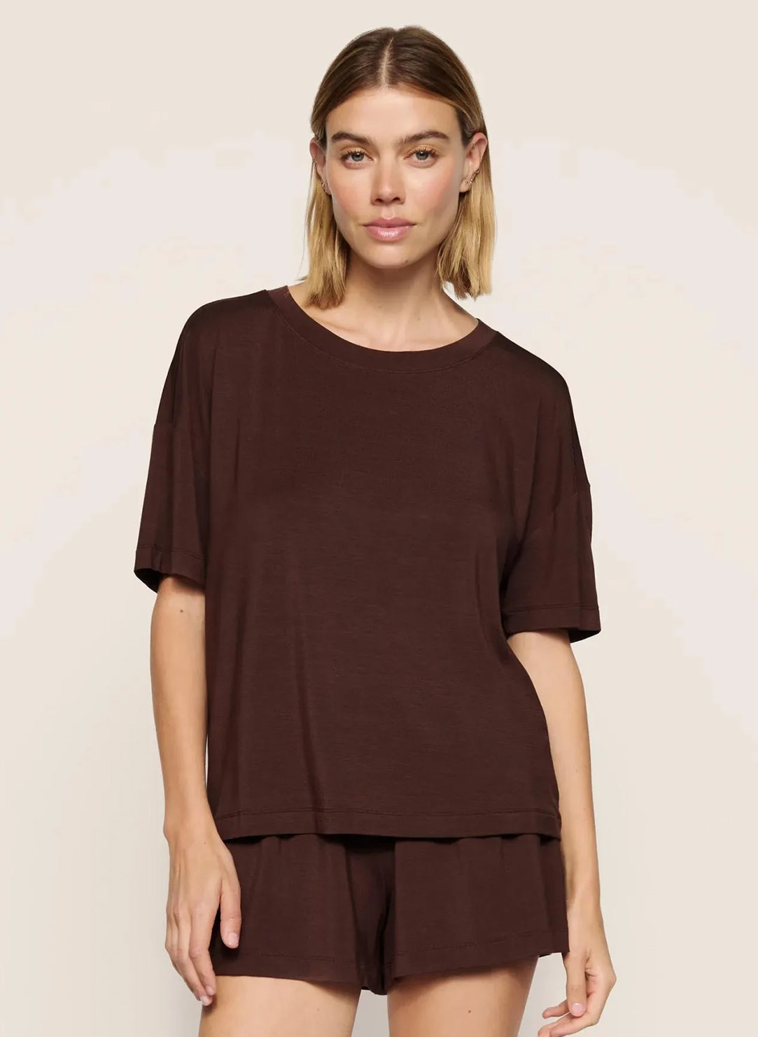Gisele Separates Chocolate T-Shirt