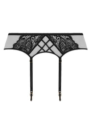 Diva Glamour Black Garter Belt