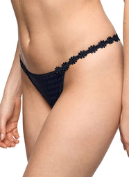 Avero Velvet Blue Mini Thong