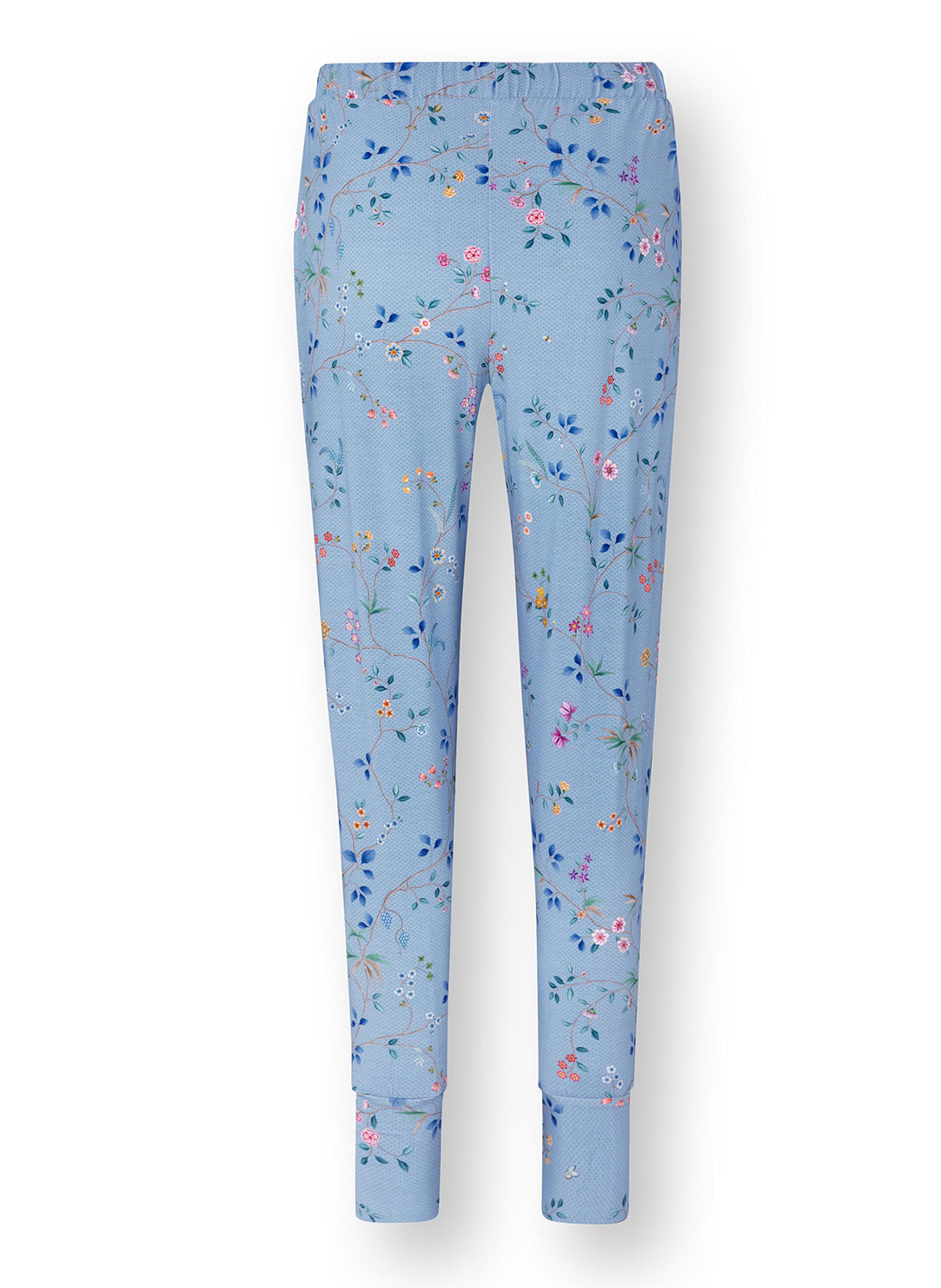 Delhi Dreams Blue Bobien Cuffed Pajama Pant