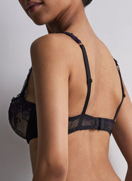 A Fleur de Toi Dark Orchid Demi Bra