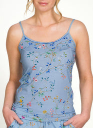 Delhi Dreams Blue Selena Camisole