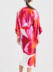 Palau Pink/White Long Robe
