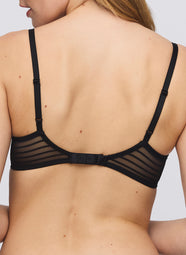 Basyl Black Padded Bra Heartshape