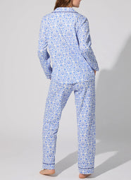 Bloomscape White Long Pajama Set