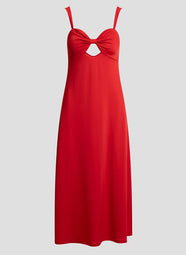 Solid Jersey Salsa Maxi Dress Swim Cover