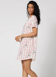 Fleur de la Tour White Sleep Dress