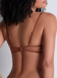 Sheer Emotion Honey Demi Cup Bra