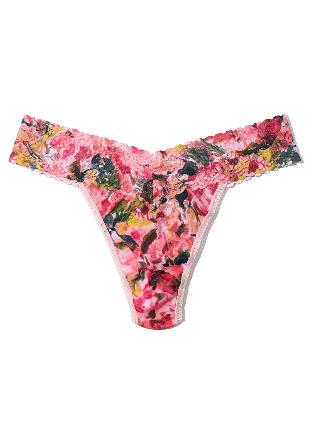 Signature Lace Masterpiece Printed Original Rise Thong
