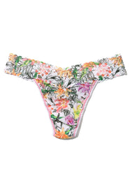 Signature Lace Botany Printed Original Rise Thong