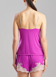 Enchant Magenta Cami Short PJ Set
