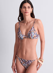 Aurora Sands Boho Swim Triangle Plunge Top