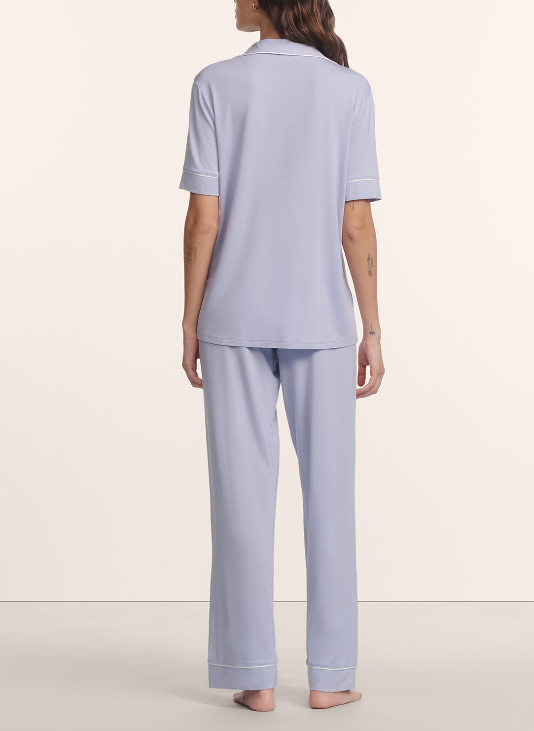 Gisele Lavender Dusk SS Cropped PJ Set