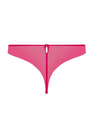 Splendeur Soie Carmin Thong